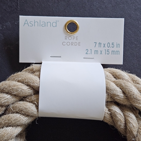 Jute Craft Rope Cord DIY 7 ft x 0.5 in - Picture 3 of 4